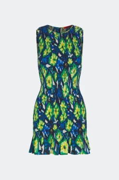 Bellebelle smocked mini dress