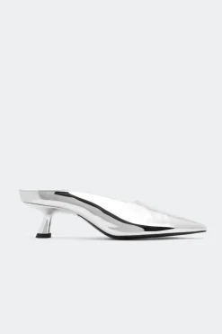 Chromechrome pointed gala mule