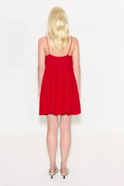 Cleocleo crepe mini dress