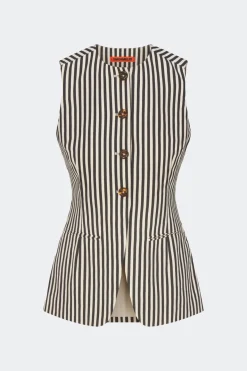 Deldel mar linen vest