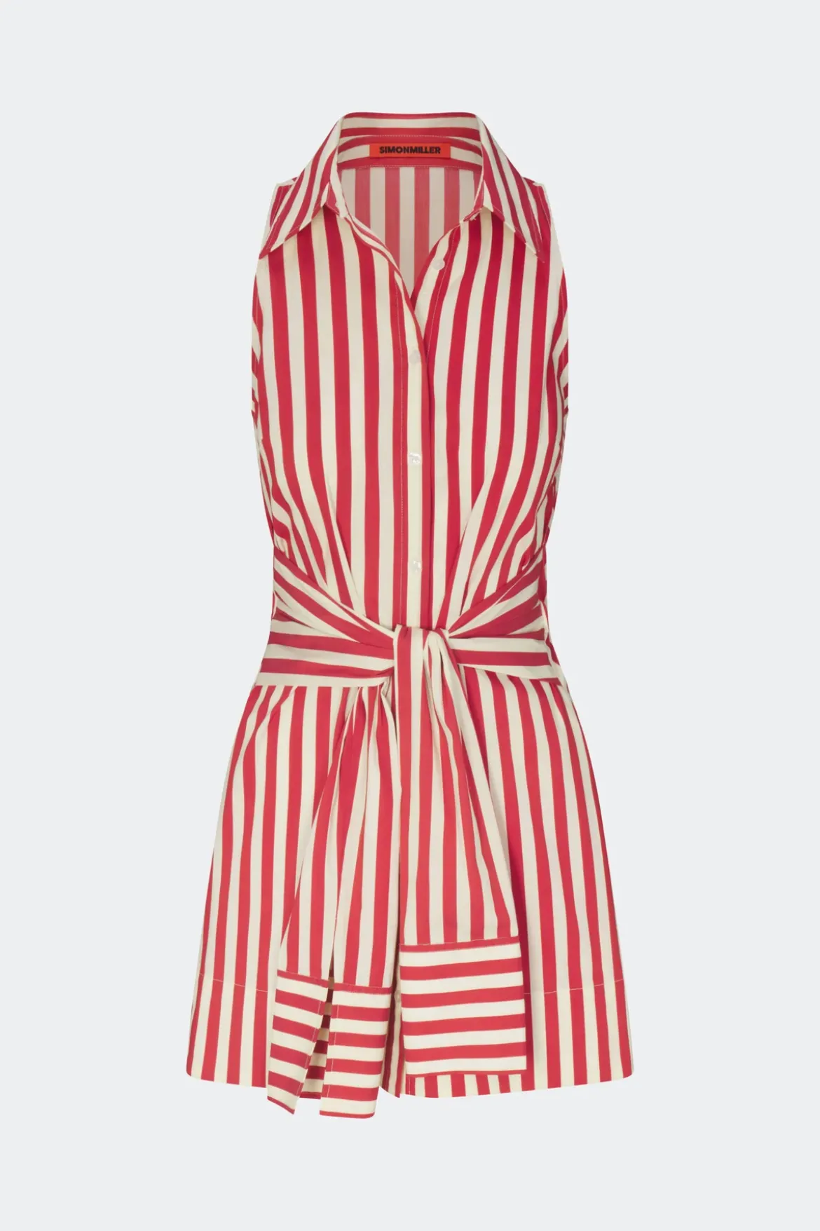 Innainna sleeveless poplin mini dress