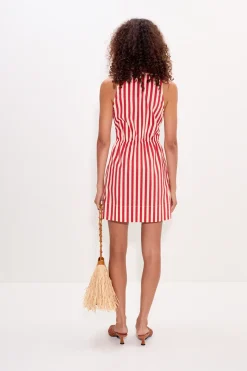 Innainna sleeveless poplin mini dress