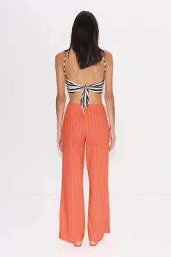 Kitkit poplin tie top