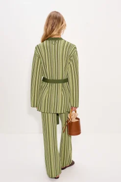 Maxmax belted knit cardigan