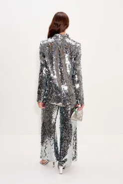 Nellanella sequin wide leg pant