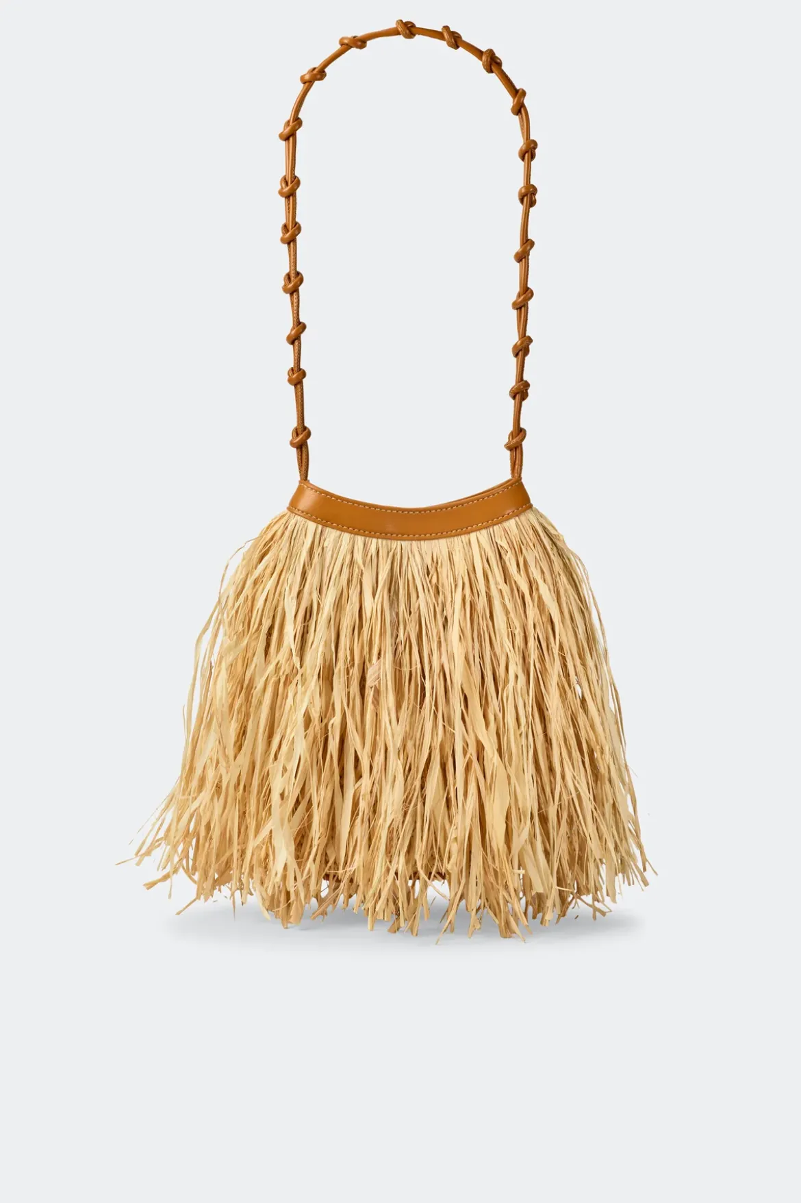 Raffiaraffia knotty bag