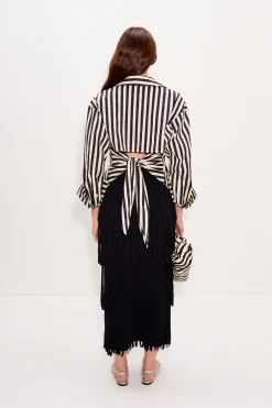 Zaza za knit fringe skirt
