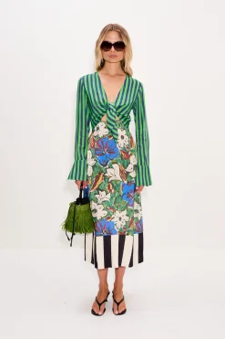 Zelenezelene maxi dress